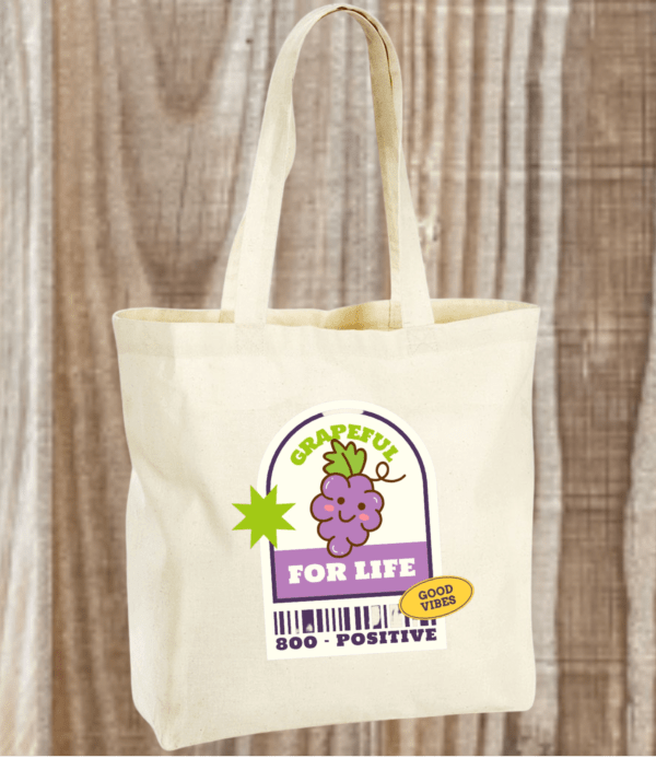 Grapeful For Life Tote Bag